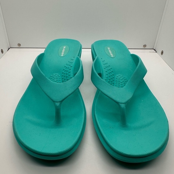 OKABASHI Splash Sea Glass Flip Flop Sandals Size L (9.5-10.5)
Read Description! - Picture 3 of 13